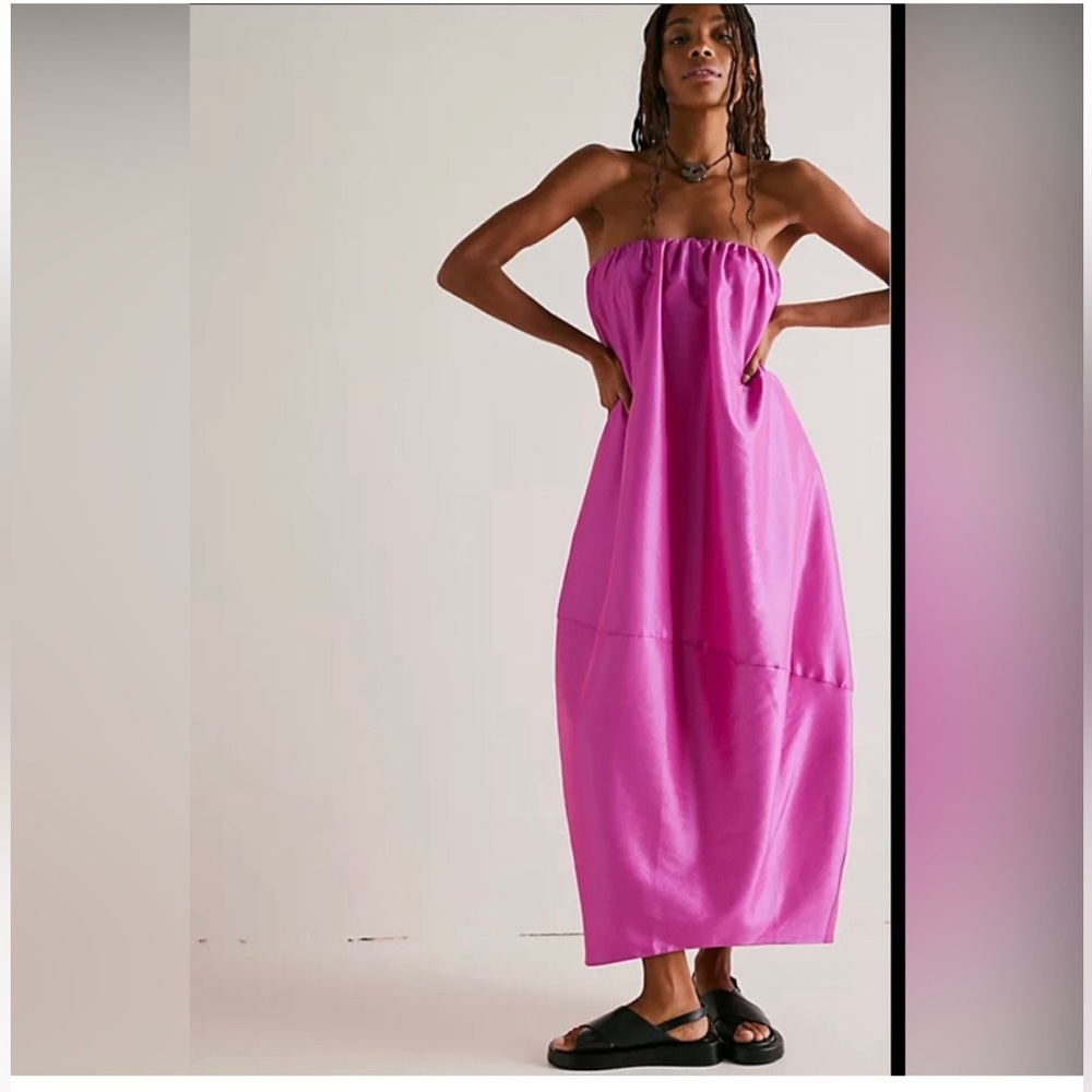 Free People Emma Maxi Dress in Pink